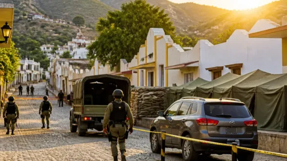 Instalan base del Ejército en Chichihualco tras el aseguramiento de una camioneta blindada