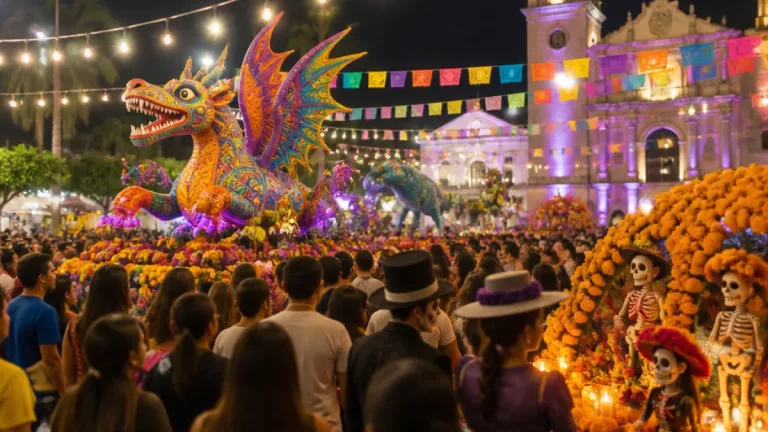 Iguala inaugura Festival del Día de Muertos 2026 con desfile de alebrijes y 20,000 asistentes